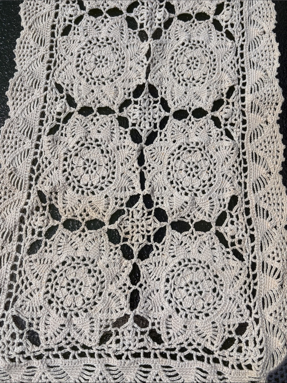Handcrafted Crochet Table Runner - Picture 2 of 6